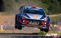 Dani Sordo, al volante del Hyundai i20 Coupé WRC, durante el Rally de Alemania 2018, puntuable para el Campeonato del Mundo de Rallies WRC.