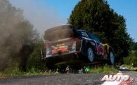 Sébastien Ogier, al volante del Ford Fiesta WRC, durante el Rally de Alemania 2018, puntuable para el Campeonato del Mundo de Rallies WRC.
