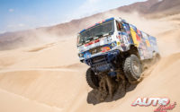 Dmitry Sotnikov, al volante del Kamaz 43509, durante el Rally Dakar 2019.