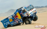 Ayrat Mardeev, al volante del Kamaz 43509, durante el Rally Dakar 2019.