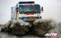 Ayrat Mardeev, al volante del Kamaz 43509, durante el Rally Dakar 2019.