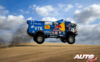 Andrey Karginov, al volante del Kamaz 43509, durante el Rally Dakar 2019.