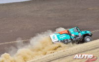 Federico Villagra, al volante del Iveco Powerstar 4x4, durante el Rally Dakar 2019.