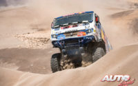Dmitry Sotnikov, al volante del Kamaz 43509, durante el Rally Dakar 2019.