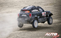 Nani Roma, al volante del MINI John Cooper Works Rally 4x4, durante el Rally Dakar 2019.