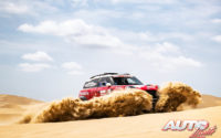 Boris Garafulic, al volante del MINI John Cooper Works Rally 4x4, durante el Rally Dakar 2019.