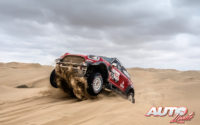 Boris Garafulic, al volante del MINI John Cooper Works Rally 4x4, durante el Rally Dakar 2019.