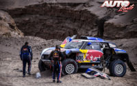 Carlos Sainz, al volante del MINI John Cooper Works Buggy 4x2, durante el Rally Dakar 2019.