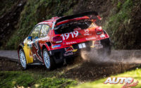 Sébastien Ogier, al volante del Citroën C3 WRC, durante el Rally de Francia - Tour de Corse 2019, puntuable para el Campeonato del Mundo de Rallies WRC.