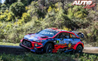 Dani Sordo, al volante del Hyundai i20 Coupé WRC, durante el Rally de Francia - Tour de Corse 2019, puntuable para el Campeonato del Mundo de Rallies WRC.