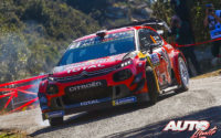 Esapekka Lappi, al volante del Citroën C3 WRC, durante el Rally de Francia - Tour de Corse 2019, puntuable para el Campeonato del Mundo de Rallies WRC.