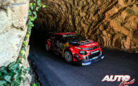 Esapekka Lappi, al volante del Citroën C3 WRC, durante el Rally de Francia - Tour de Corse 2019, puntuable para el Campeonato del Mundo de Rallies WRC.