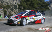 Jari-Matti Latvala, al volante del Toyota Yaris WRC, durante el Rally de Francia - Tour de Corse 2019, puntuable para el Campeonato del Mundo de Rallies WRC.