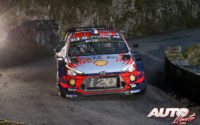 Sébastien Loeb, al volante del Hyundai i20 Coupé WRC, durante el Rally de Francia - Tour de Corse 2019, puntuable para el Campeonato del Mundo de Rallies WRC.