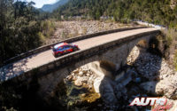 Dani Sordo, al volante del Hyundai i20 Coupé WRC, durante el Rally de Francia - Tour de Corse 2019, puntuable para el Campeonato del Mundo de Rallies WRC.