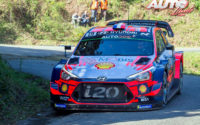 Sébastien Loeb, al volante del Hyundai i20 Coupé WRC, durante el Rally de Francia - Tour de Corse 2019, puntuable para el Campeonato del Mundo de Rallies WRC.