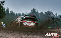 Kris Meeke, al volante del Toyota Yaris WRC, durante el Rally de Chile 2019, puntuable para el Campeonato del Mundo de Rallies WRC.