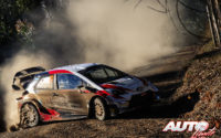 Jari-Matti Latvala, al volante del Toyota Yaris WRC, durante el Rally de Chile 2019, puntuable para el Campeonato del Mundo de Rallies WRC.