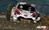 Kris Meeke, al volante del Toyota Yaris WRC, durante el Rally de Chile 2019, puntuable para el Campeonato del Mundo de Rallies WRC.