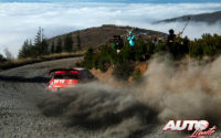 Sébastien Ogier, al volante del Citroën C3 WRC, durante el Rally de Chile 2019, puntuable para el Campeonato del Mundo de Rallies WRC.