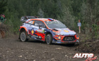Sébastien Loeb, al volante del Hyundai i20 Coupé WRC, durante el Rally de Chile 2019, puntuable para el Campeonato del Mundo de Rallies WRC.