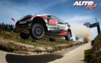 Ott Tänak, al volante del Toyota Yaris WRC, ganador del Rally de Portugal 2019, puntuable para el Campeonato del Mundo de Rallies WRC.