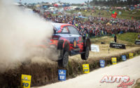 Thierry Neuville, al volante del Hyundai i20 Coupé WRC, durante el Rally de Portugal 2019, puntuable para el Campeonato del Mundo de Rallies WRC.