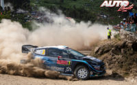 Teemu Suninen, al volante del Ford Fiesta WRC, durante el Rally de Portugal 2019, puntuable para el Campeonato del Mundo de Rallies WRC.