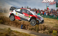 Ott Tänak, al volante del Toyota Yaris WRC, ganador del Rally de Portugal 2019, puntuable para el Campeonato del Mundo de Rallies WRC.