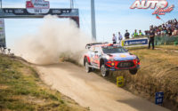 Dani Sordo, al volante del Hyundai i20 Coupé WRC, durante el Rally de Portugal 2019, puntuable para el Campeonato del Mundo de Rallies WRC.