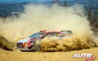 Dani Sordo, al volante del Hyundai i20 Coupé WRC, durante el Rally de Portugal 2019, puntuable para el Campeonato del Mundo de Rallies WRC.