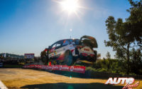 Jari-Matti Latvala, al volante del Toyota Yaris WRC, durante el Rally de Portugal 2019, puntuable para el Campeonato del Mundo de Rallies WRC.