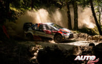 Jari-Matti Latvala, al volante del Toyota Yaris WRC, durante el Rally de Portugal 2019, puntuable para el Campeonato del Mundo de Rallies WRC.