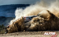 Kris Meeke, al volante del Toyota Yaris WRC, durante el Rally de Portugal 2019, puntuable para el Campeonato del Mundo de Rallies WRC.