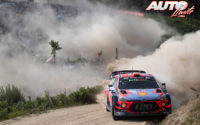 Dani Sordo, al volante del Hyundai i20 Coupé WRC, durante el Rally de Portugal 2019, puntuable para el Campeonato del Mundo de Rallies WRC.