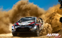 Ott Tänak, al volante del Toyota Yaris WRC, ganador del Rally de Portugal 2019, puntuable para el Campeonato del Mundo de Rallies WRC.