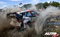 Jari-Matti Latvala, al volante del Toyota Yaris WRC, durante el Rally de Italia - Cerdeña 2019, puntuable para el Campeonato del Mundo de Rallies WRC.
