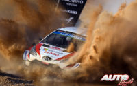 Jari-Matti Latvala, al volante del Toyota Yaris WRC, durante el Rally de Italia - Cerdeña 2019, puntuable para el Campeonato del Mundo de Rallies WRC.