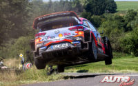 Thierry Neuville, al volante del Hyundai i20 Coupé WRC, durante el Rally de Alemania 2019, puntuable para el Campeonato del Mundo de Rallies WRC.