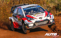 Jari-Matti Latvala, al volante del Toyota Yaris WRC, durante el Rally de España 2019, puntuable para el Campeonato del Mundo de Rallies WRC.