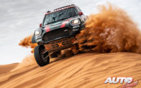 Orlando Terranova, al volante del MINI John Cooper Works Rally 4x4, durante el Rally Dakar 2020.