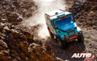 Albert Llovera, al volante del Iveco Powerstar 4x4, durante el Rally Dakar 2020.