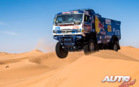Anton Shibalov, al volante del Kamaz 43509, durante el Rally Dakar 2020.
