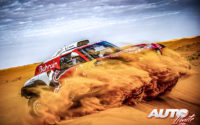 Stéphane Peterhansel, al volante del MINI John Cooper Works Buggy 4x2, durante el Rally Dakar 2020.