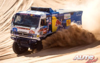 Dmitry Sotnikov, al volante del Kamaz 43509, durante el Rally Dakar 2020.