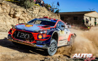 Dani Sordo, al volante del Hyundai i20 Coupé WRC, durante el Rally de España 2019, puntuable para el Campeonato del Mundo de Rallies WRC.