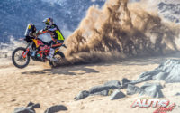 Matthias Walkner, a los mandos de su KTM 450 Rally, durante el Rally Dakar 2020.