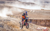 Matthias Walkner, a los mandos de su KTM 450 Rally, durante el Rally Dakar 2020.