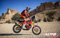 Toby Price, a los mandos de su KTM 450 Rally, durante el Rally Dakar 2020.