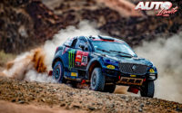 Nani Roma, al volante del Borgward BX7 DKR Evo 4x4, durante el Rally Dakar 2020.